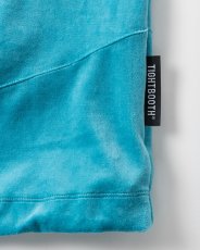 画像3: TIGHTBOOTH/VELOUR L/S CREW（Turquoise）［ベロアクルー-26秋冬］ (3)
