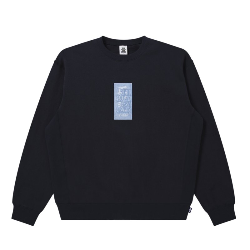 画像1: BlackEyePatch/HWC LABEL CREW SWEAT(NAVY)