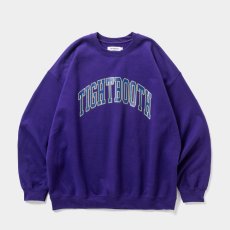 画像1: TIGHTBOOTH/COLLEGE CREW SWEAT（Purple）［カレッジクルースウェット-26秋冬］ (1)