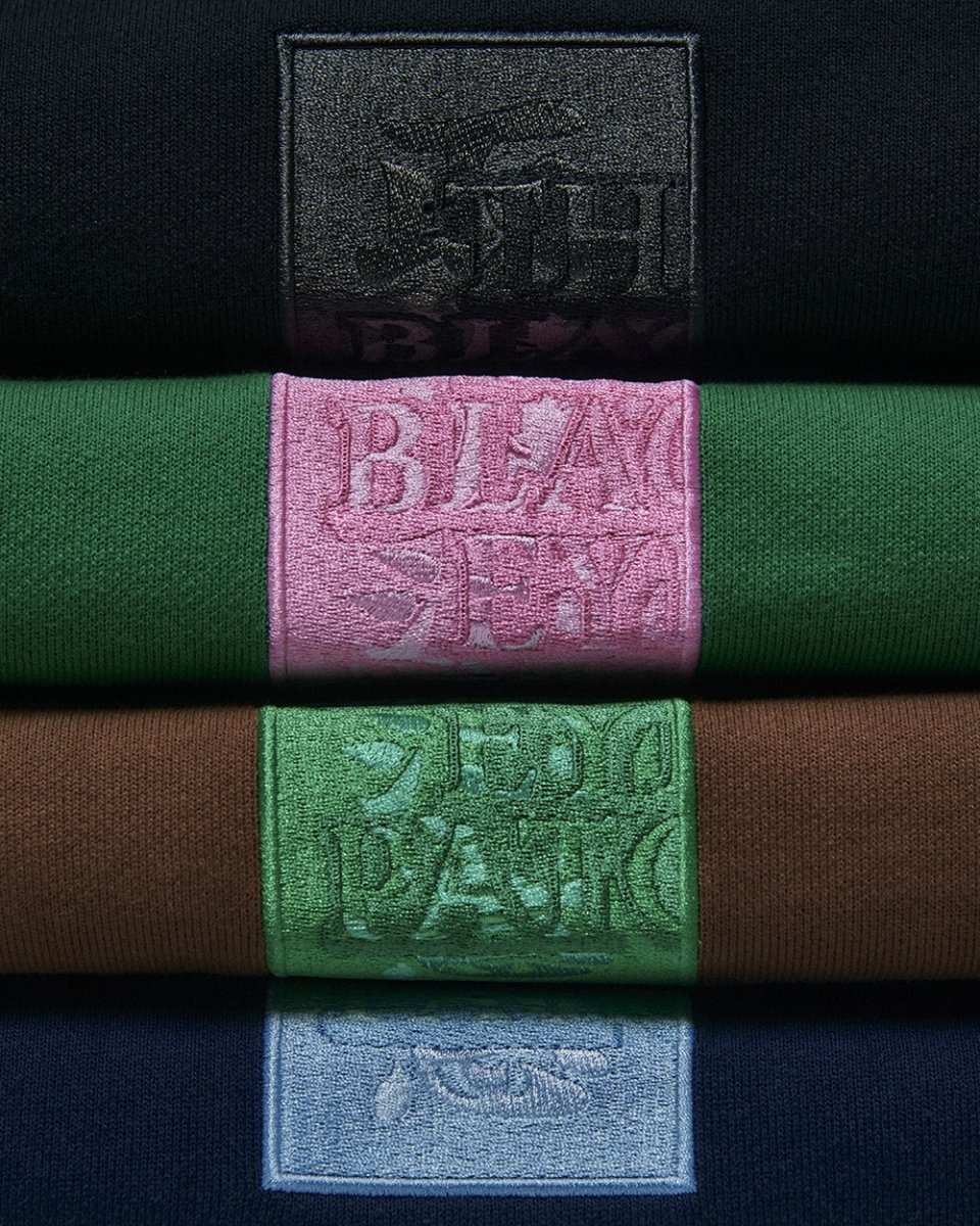 画像3: BlackEyePatch/HWC LABEL CREW SWEAT（BLACK） (3)