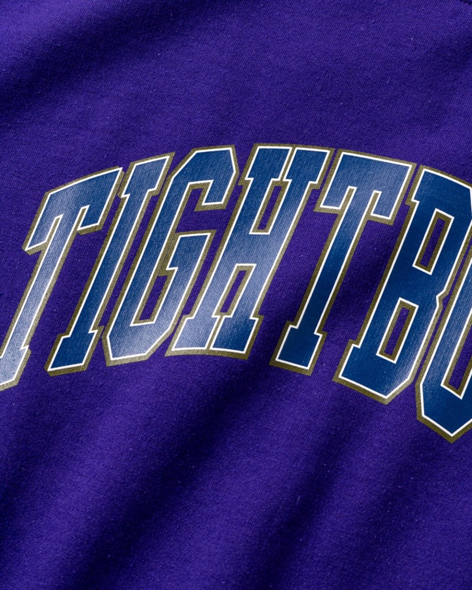 画像3: TIGHTBOOTH/COLLEGE CREW SWEAT（Purple）［カレッジクルースウェット-26秋冬］ (3)