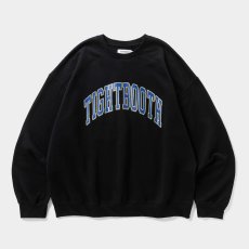画像1: TIGHTBOOTH/COLLEGE CREW SWEAT（Black）［カレッジクルースウェット-26秋冬］ (1)