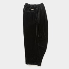 画像2: TIGHTBOOTH/VELOUR BALLOON PANTS（Black）［ベロアバルーンパンツ-26秋冬］ (2)