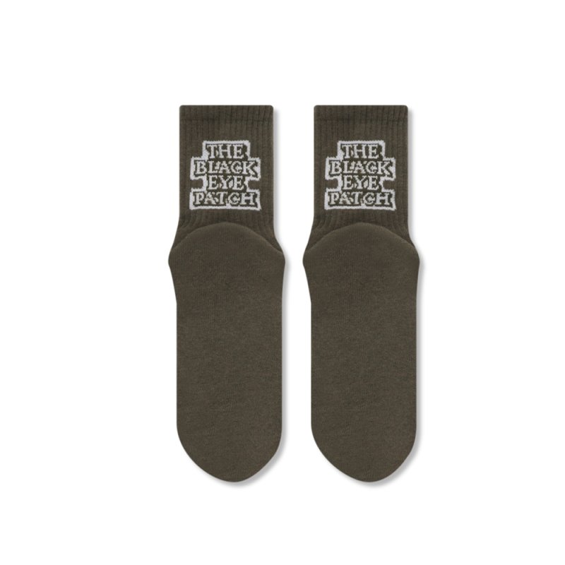 画像3: BlackEyePatch/OG LABEL SHORT SOCKS（OLIVE）