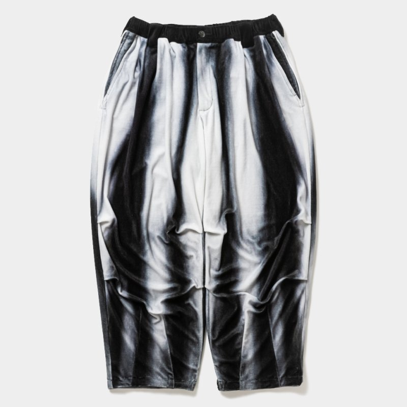 画像1: TIGHTBOOTH/VELOUR BALLOON PANTS（Print）［ベロアバルーンパンツ-26秋冬］