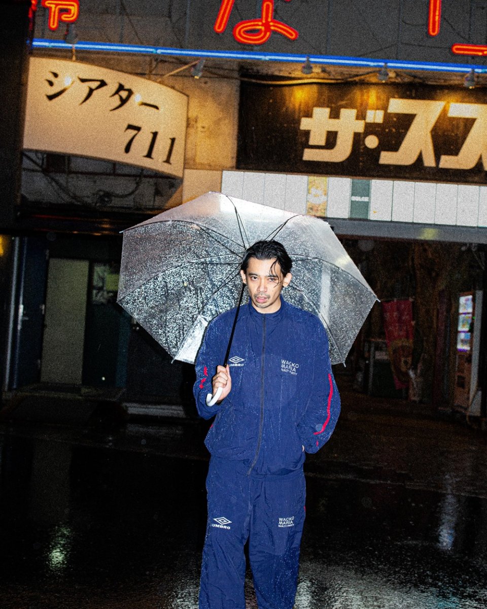 画像8: WACKO MARIA/UMBRO / TRACK PANTS（NAVY）［トラックパンツ-26秋冬］ (8)