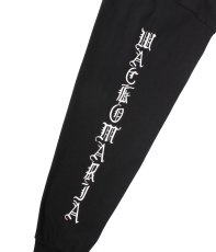 画像4: WACKO MARIA/WASHED HEAVY WEIGHT LONG SLEEVE T-SHIRT（BLACK）［刺繍+プリント長袖T-26秋冬］ (4)