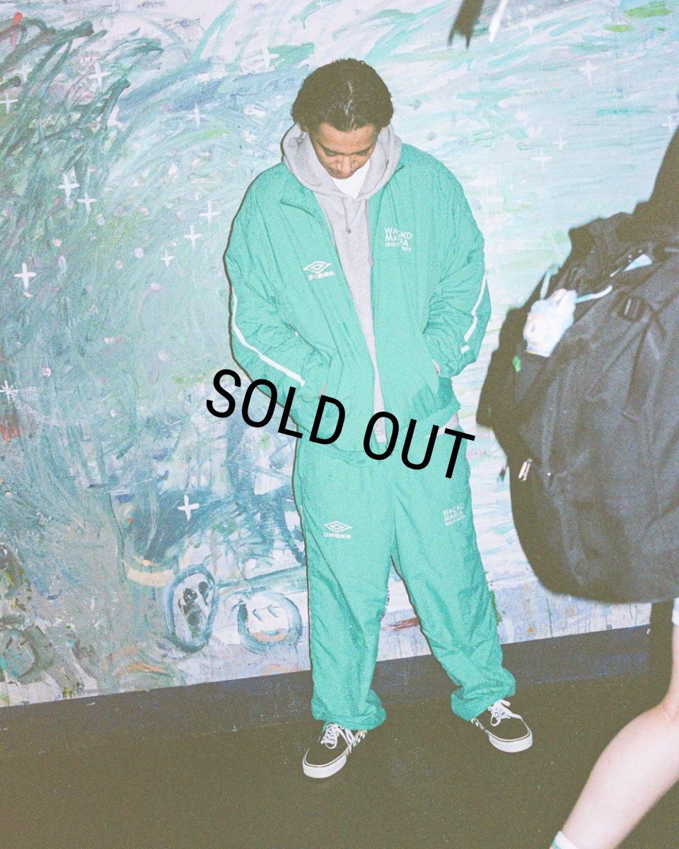 画像7: WACKO MARIA/UMBRO / TRACK JACKET（MINT）［トラックJKT-26秋冬］ (7)