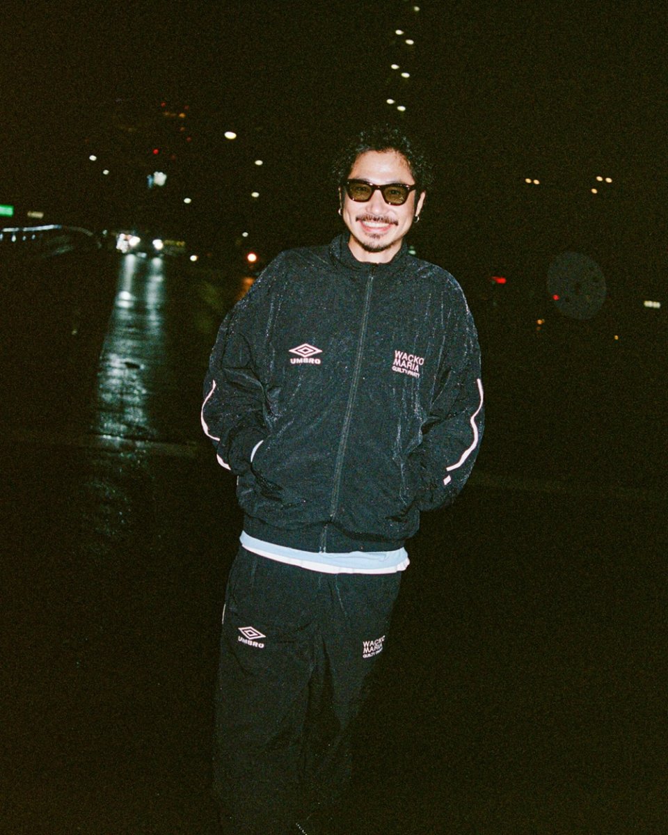 画像7: WACKO MARIA/UMBRO / TRACK JACKET（BLACK）［トラックJKT-26秋冬］ (7)