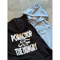 画像7: PORKCHOP/HUNGRY ZIP UP HOODIE（STONE BLUE）［ハングリージップアップフーディー-26秋冬］ (7)