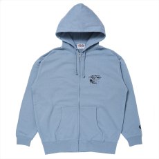 画像2: PORKCHOP/HUNGRY ZIP UP HOODIE（STONE BLUE）［ハングリージップアップフーディー-26秋冬］ (2)