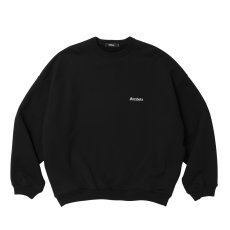 画像2: ANTIDOTE BUYERS CLUB/ASIC Crewneck Sweat Shirt（Pure Black） (2)