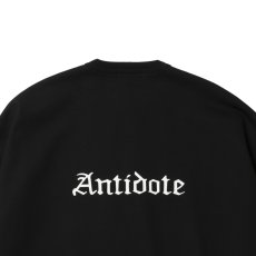 画像6: ANTIDOTE BUYERS CLUB/ASIC Crewneck Sweat Shirt（Pure Black） (6)