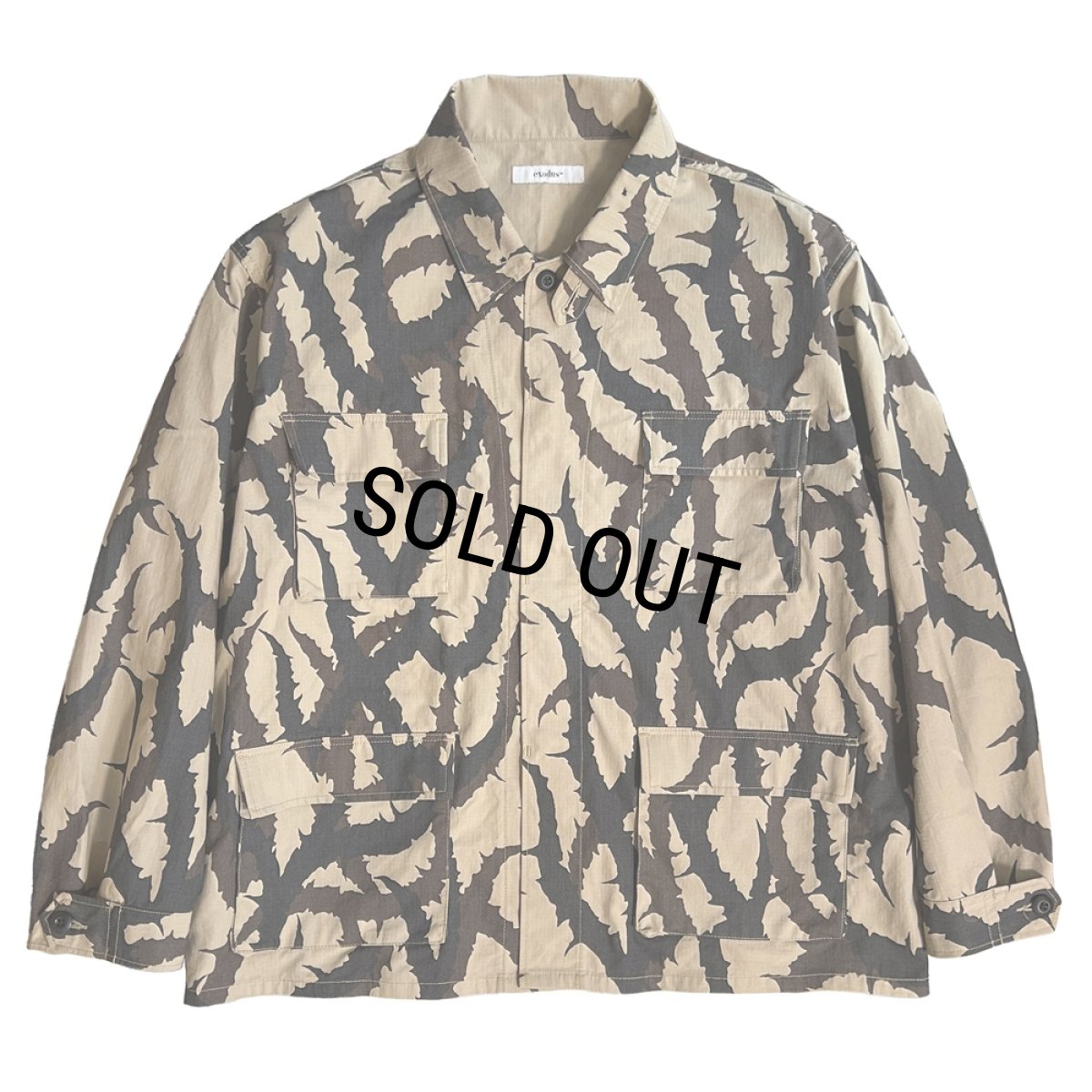 画像1: exodus brand/TRIBAL CAMO BDU JACKET（BEIGE）［トライバルカモBDUジャケット-26秋冬］ (1)