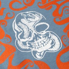 画像6: CALEE/VINTAGE TYPE CALEE SNAKES L/ S TEE（Lt.BLUE）［プリント長袖T-26秋冬］ (6)