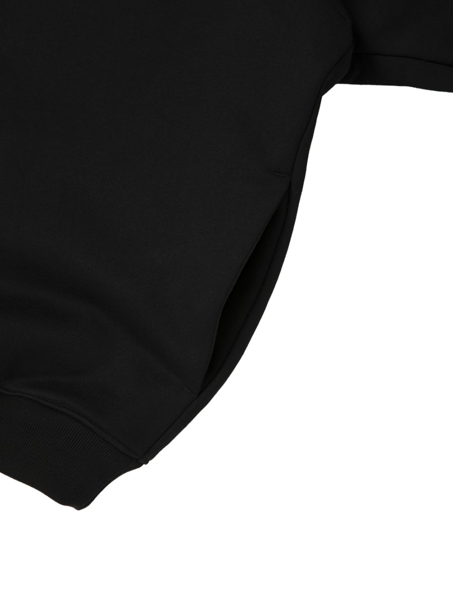 画像5: ANTIDOTE BUYERS CLUB/ASIC Crewneck Sweat Shirt（Pure Black） (5)