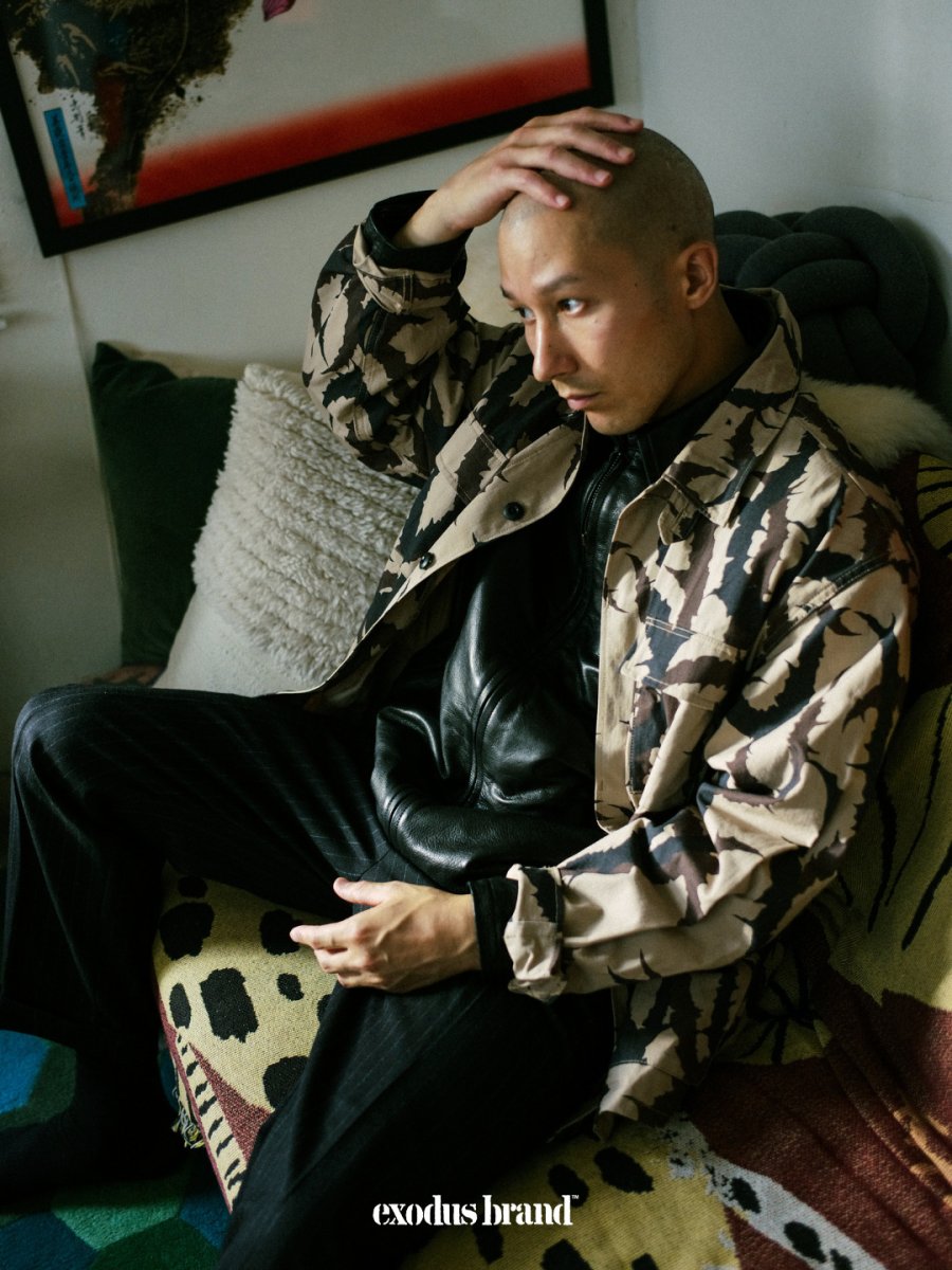 画像4: exodus brand/TRIBAL CAMO BDU JACKET（BEIGE）［トライバルカモBDUジャケット-26秋冬］ (4)