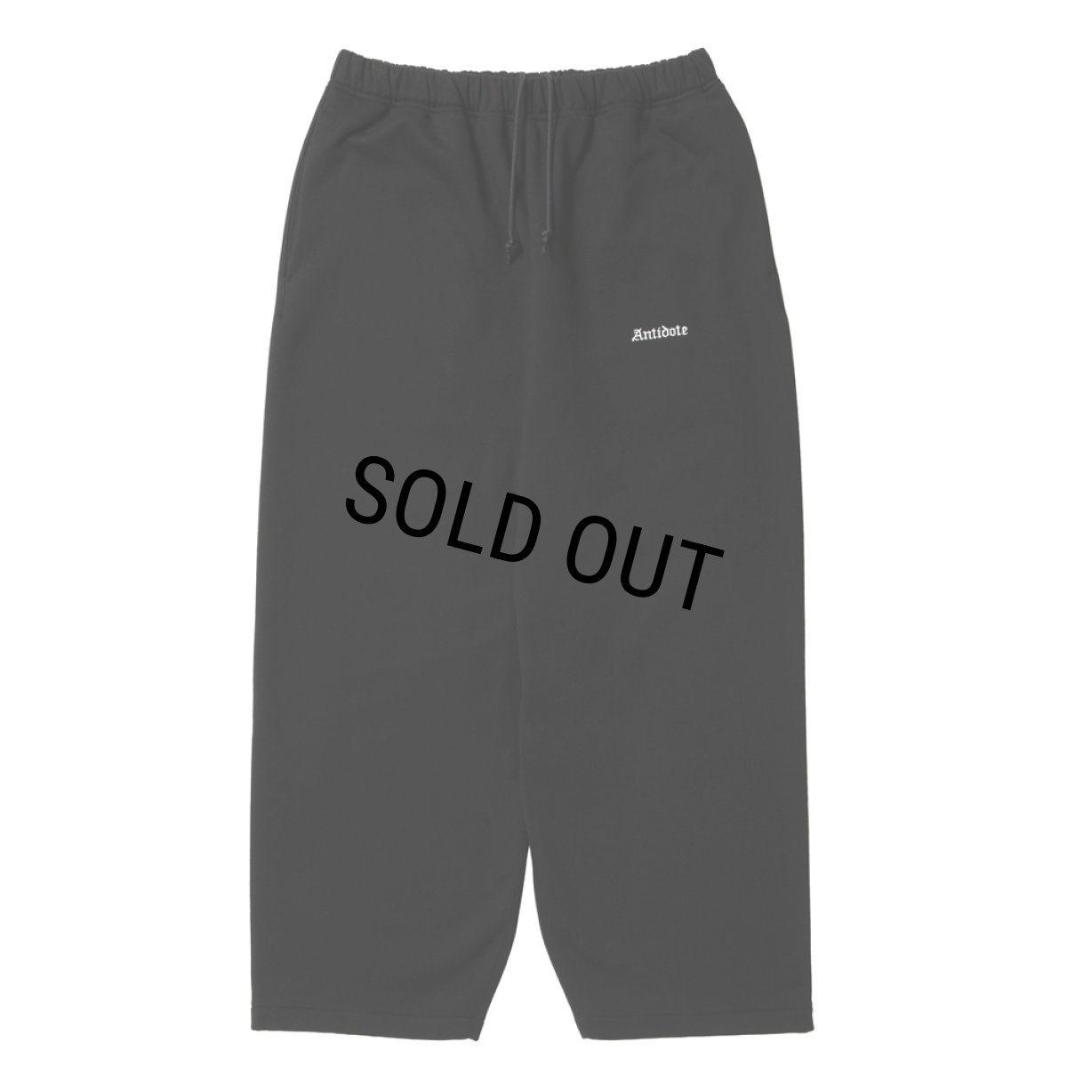 画像1: ANTIDOTE BUYERS CLUB/ASIC Wide Easy Sweat Pants（Pure Black） (1)