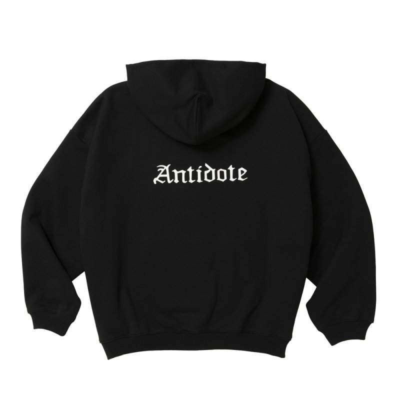 画像2: ANTIDOTE BUYERS CLUB/ASIC Sweat Zip Parka（Pure Black）