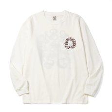 画像2: CALEE/VINTAGE TYPE CALEE SNAKES L/ S TEE（WHITE）［プリント長袖T-26秋冬］ (2)