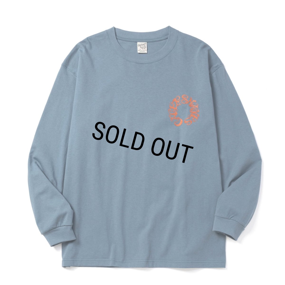 画像2: CALEE/VINTAGE TYPE CALEE SNAKES L/ S TEE（Lt.BLUE）［プリント長袖T-26秋冬］ (2)