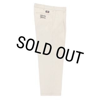 WACKO MARIA/DICKIES / PLEATED TROUSERS（IVORY）［ワンタック