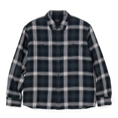 画像1: RATS/COTTON RAYON CHECK SHIRT（BLACK/BEIGE CHECK）［コットンレーヨンチェックシャツ-26秋冬］ (1)