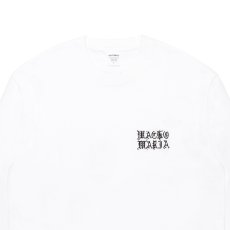 画像3: WACKO MARIA/WASHED HEAVY WEIGHT LONG SLEEVE T-SHIRT（WHITE）［刺繍長袖T-26秋冬］ (3)