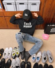 画像3: BlackEyePatch/FUCK SWAG CREW SWEAT（BLACK） (3)