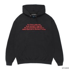画像1: WACKO MARIA/TRUE ROMANCE / HOODED SWEAT SHIRT（BLACK）［プルオーバーパーカー-26秋冬］ (1)