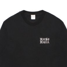 画像3: WACKO MARIA/WASHED HEAVY WEIGHT LONG SLEEVE T-SHIRT（BLACK）［刺繍長袖T-26秋冬］ (3)
