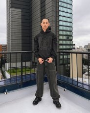 画像3: BlackEyePatch/GOLD WING WASHED HOODIE（WASHED BLACK） (3)