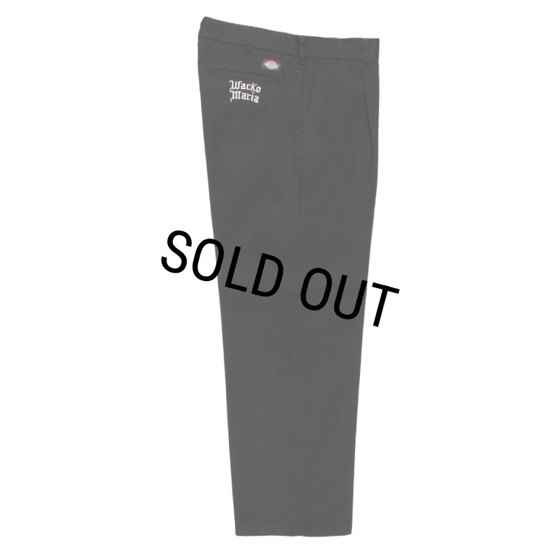 WACKO MARIA/DICKIES / PLEATED TROUSERS（BLACK）［ワンタック