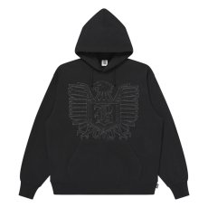 画像1: BlackEyePatch/GOLD WING WASHED HOODIE（WASHED BLACK） (1)