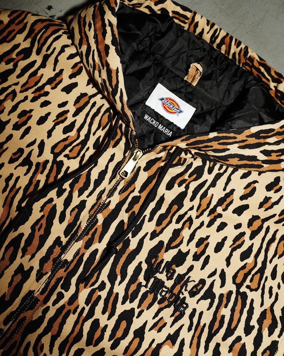 画像4: WACKO MARIA/DICKIES / LEOPARD ACTIVE JACKET（BEIGE）［レオパードアクティブJKT-26秋冬］ (4)