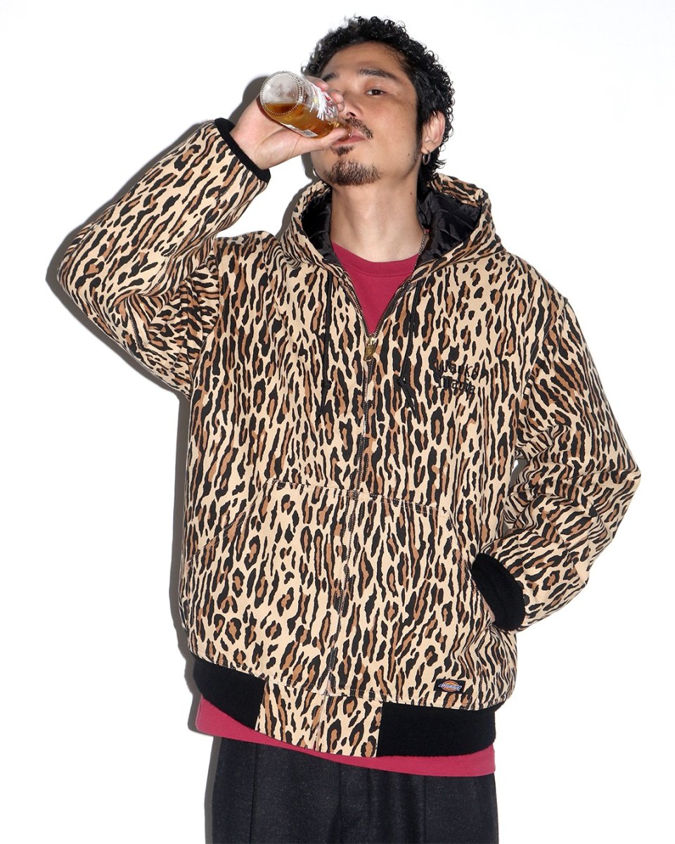 画像3: WACKO MARIA/DICKIES / LEOPARD ACTIVE JACKET（BEIGE）［レオパードアクティブJKT-26秋冬］ (3)