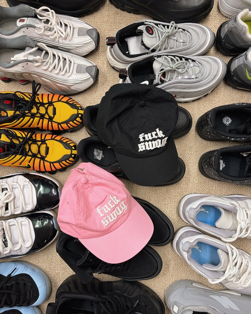画像3: BlackEyePatch/FUCK SWAG 5 PANEL CAP（PINK）