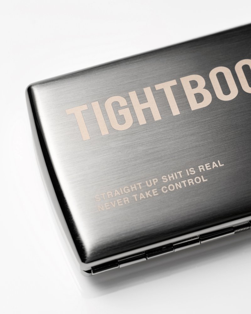 画像2: TIGHTBOOTH/LABEL LOGO CIGARETTE CASE -Silver［シガレットケース-26秋冬］