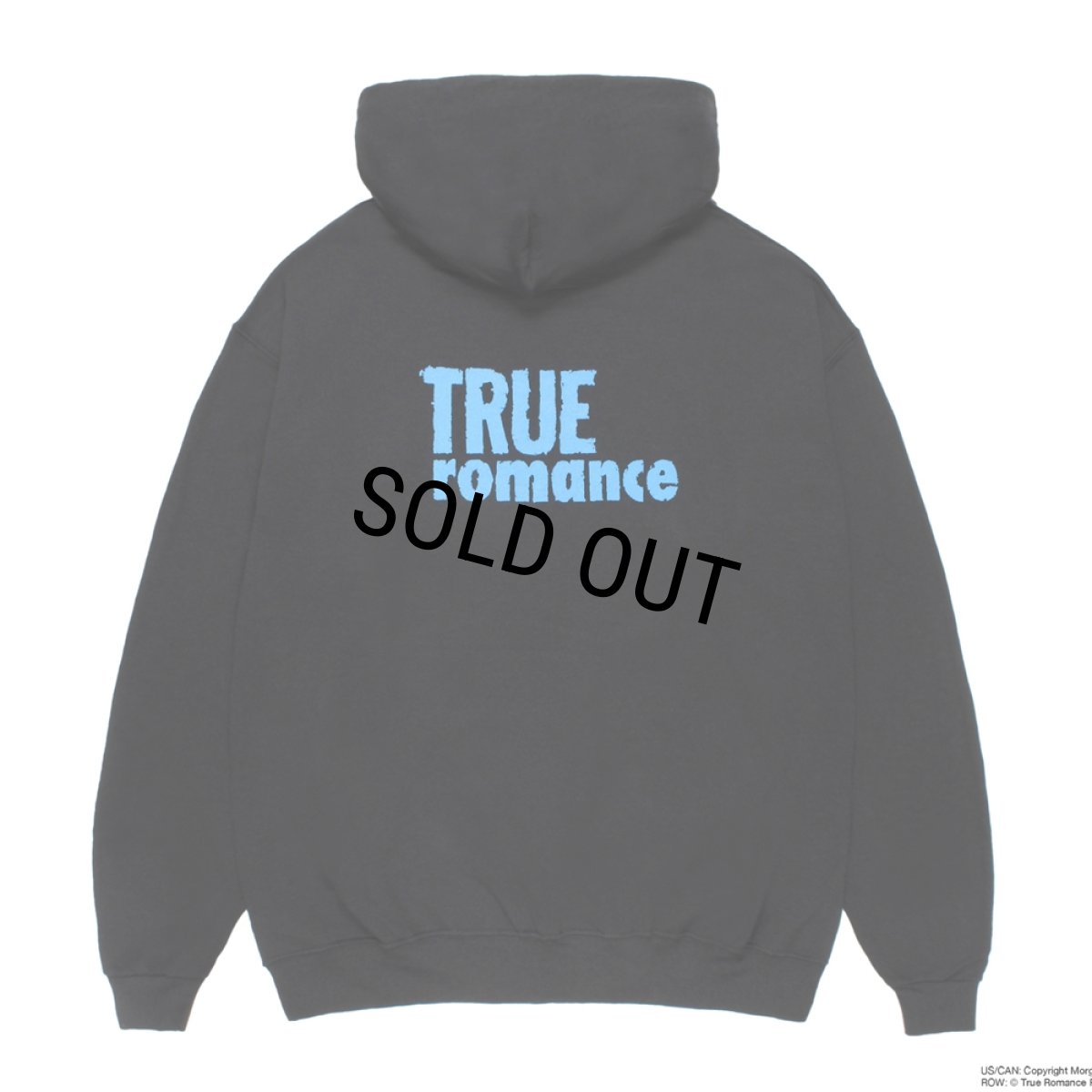 画像2: WACKO MARIA/TRUE ROMANCE / HOODED SWEAT SHIRT（BLACK）［プルオーバーパーカー-26秋冬］ (2)