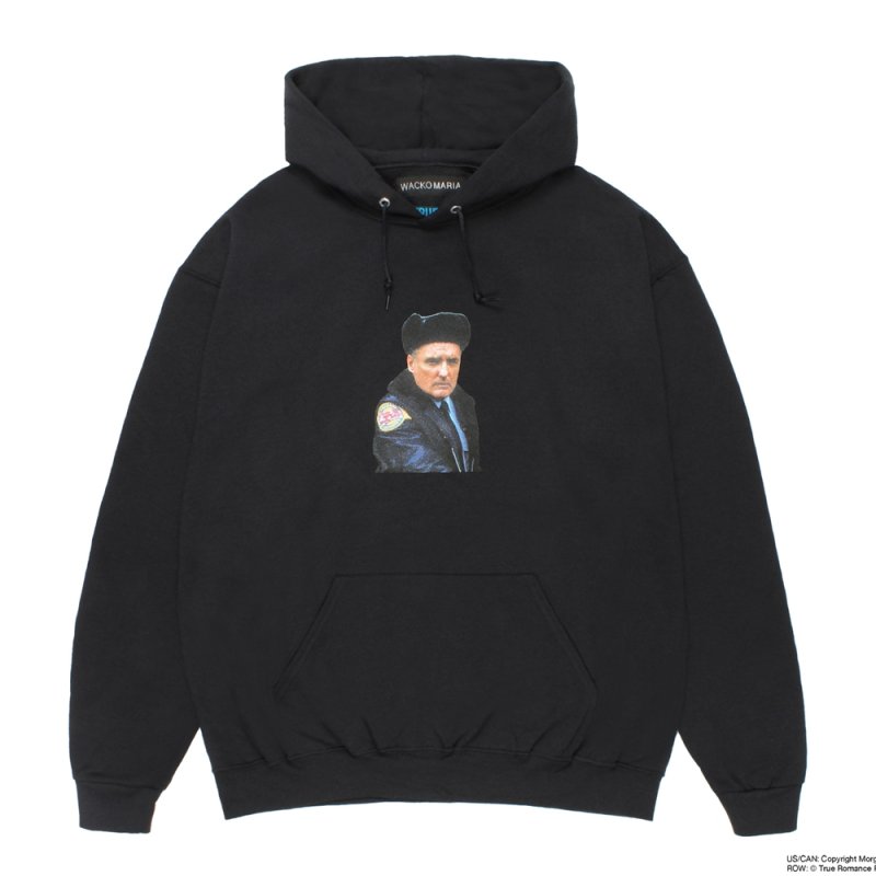 画像1: WACKO MARIA/TRUE ROMANCE / HOODED SWEAT SHIRT（BLACK）［プルオーバーパーカー-26秋冬］
