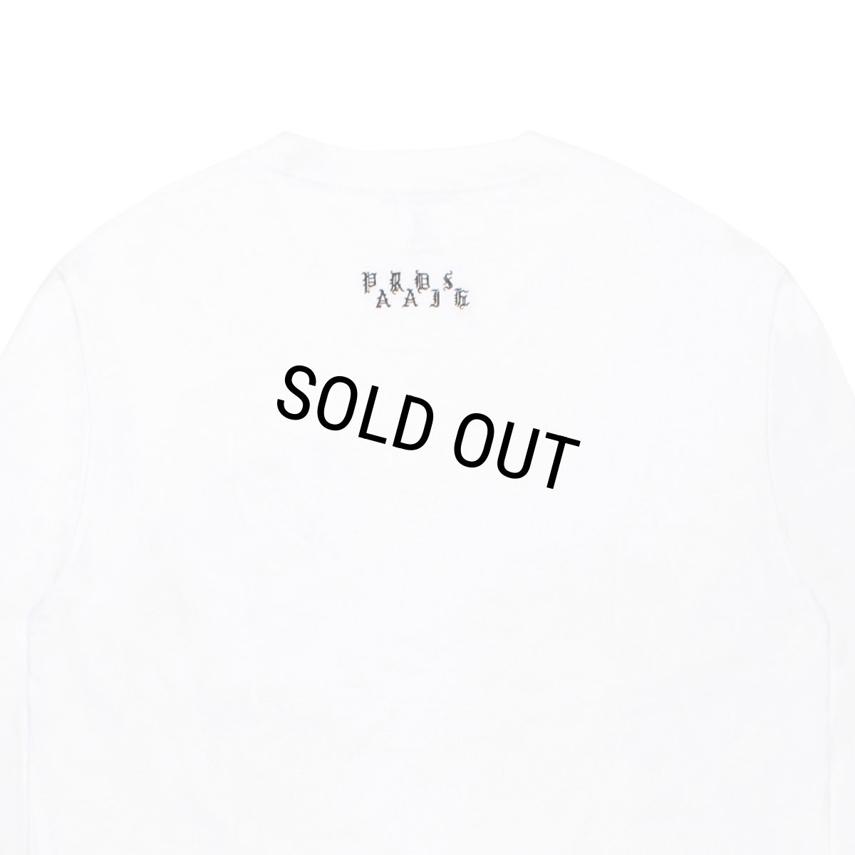 画像5: WACKO MARIA/WASHED HEAVY WEIGHT LONG SLEEVE T-SHIRT（WHITE）［刺繍長袖T-26秋冬］ (5)