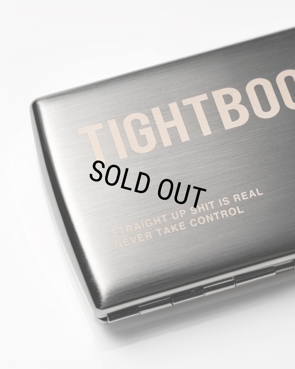 画像2: TIGHTBOOTH/LABEL LOGO CIGARETTE CASE -Silver［シガレットケース-26秋冬］ (2)