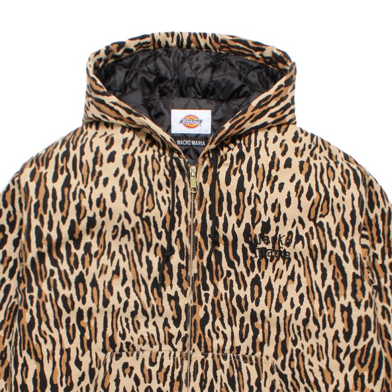 画像2: WACKO MARIA/DICKIES / LEOPARD ACTIVE JACKET（BEIGE）［レオパードアクティブJKT-26秋冬］