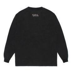 画像2: WACKO MARIA/WASHED HEAVY WEIGHT LONG SLEEVE T-SHIRT（BLACK）［刺繍長袖T-26秋冬］ (2)