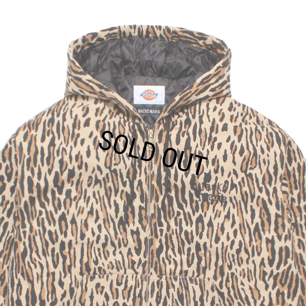 画像2: WACKO MARIA/DICKIES / LEOPARD ACTIVE JACKET（BEIGE）［レオパードアクティブJKT-26秋冬］ (2)