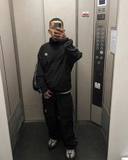 画像3: BlackEyePatch/SMALL OG NYLON TRACK JACKET（BLACK） (3)