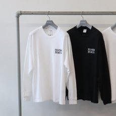 画像5: WACKO MARIA/WASHED HEAVY WEIGHT LONG SLEEVE T-SHIRT（BLACK）［刺繍長袖T-26秋冬］ (5)