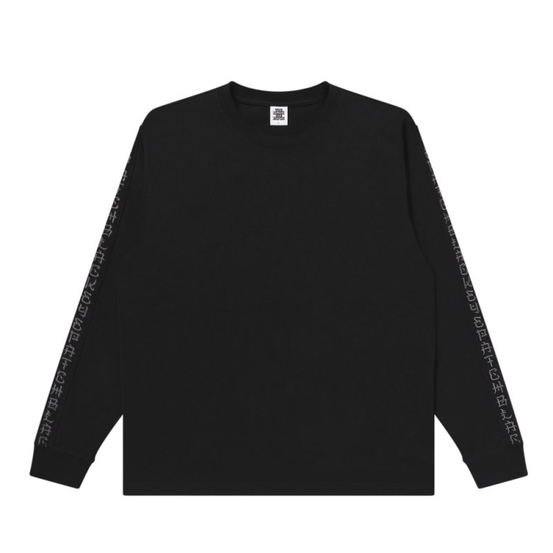 画像1: BlackEyePatch/KANJI TAPED HEAVYWEIGHT L/S TEE(BLACK)