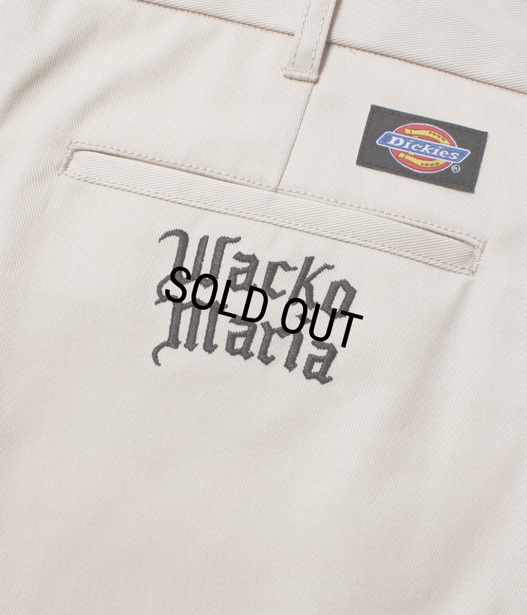 画像3: WACKO MARIA/DICKIES / PLEATED TROUSERS（IVORY）［ワンタックトラウザース-26秋冬］ (3)