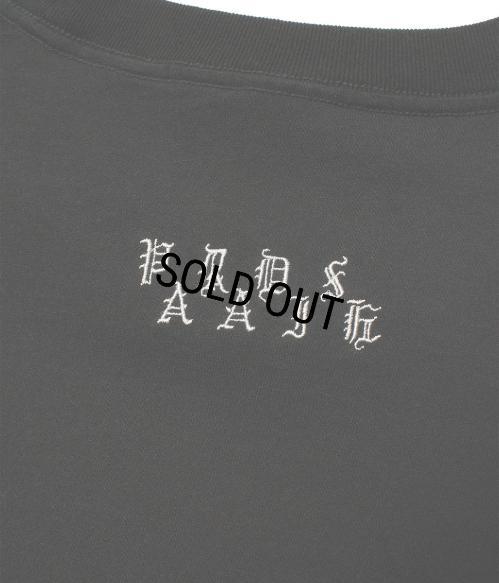画像6: WACKO MARIA/WASHED HEAVY WEIGHT LONG SLEEVE T-SHIRT（BLACK）［刺繍長袖T-26秋冬］ (6)